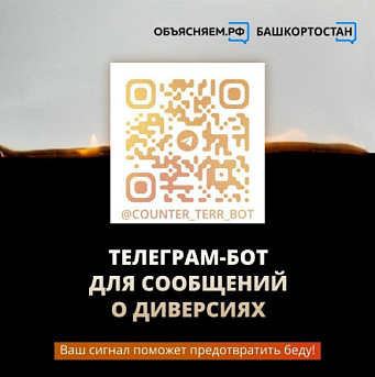 Запущен телеграм-бот для сообщений о диверсиях