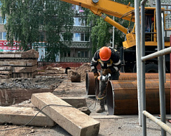 Ведется капитальный ремонт по ул. Батырская