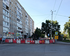 Ведется капитальный ремонт сетей на ул. Ухтомского 