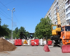 В Демском районе ведется ремонт теплосетей